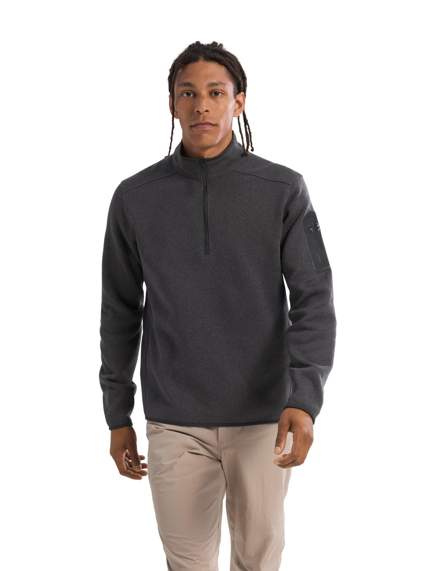 Men's Covert Half Zip - Black Heather II
