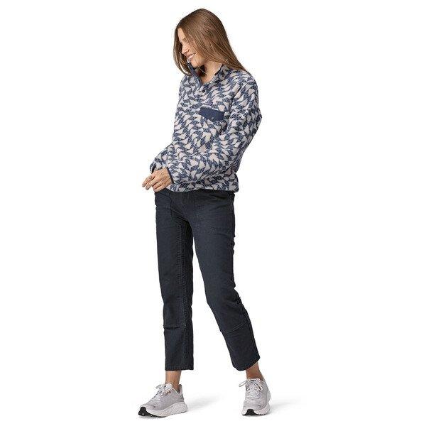 Women's Lightweight Synchilla Snap-T Pullover- Blue/White