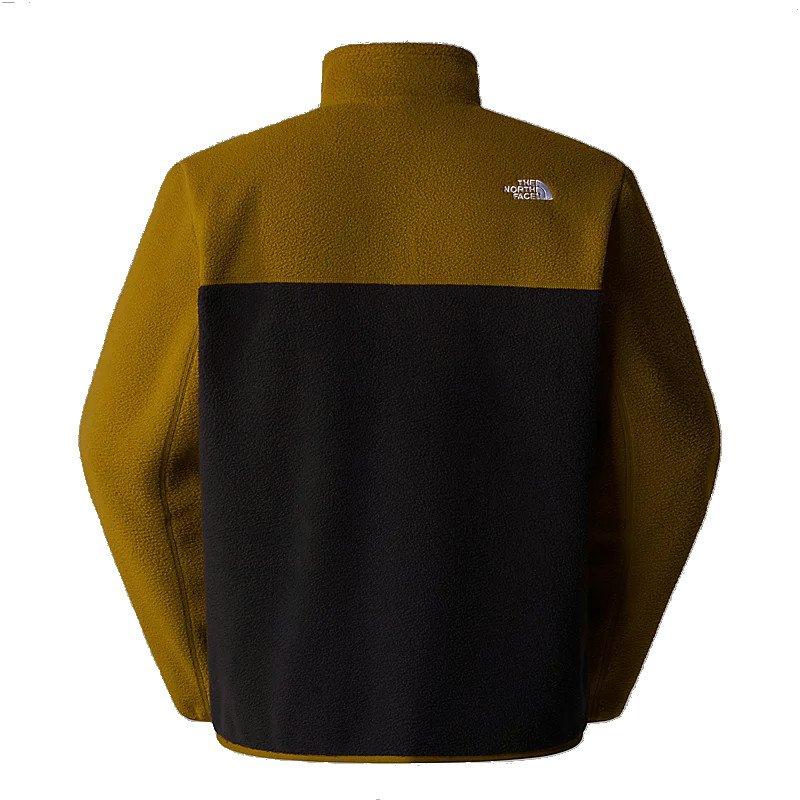 Men's Yumiori 1/4 Zip Fleece Jacket - Black/Green