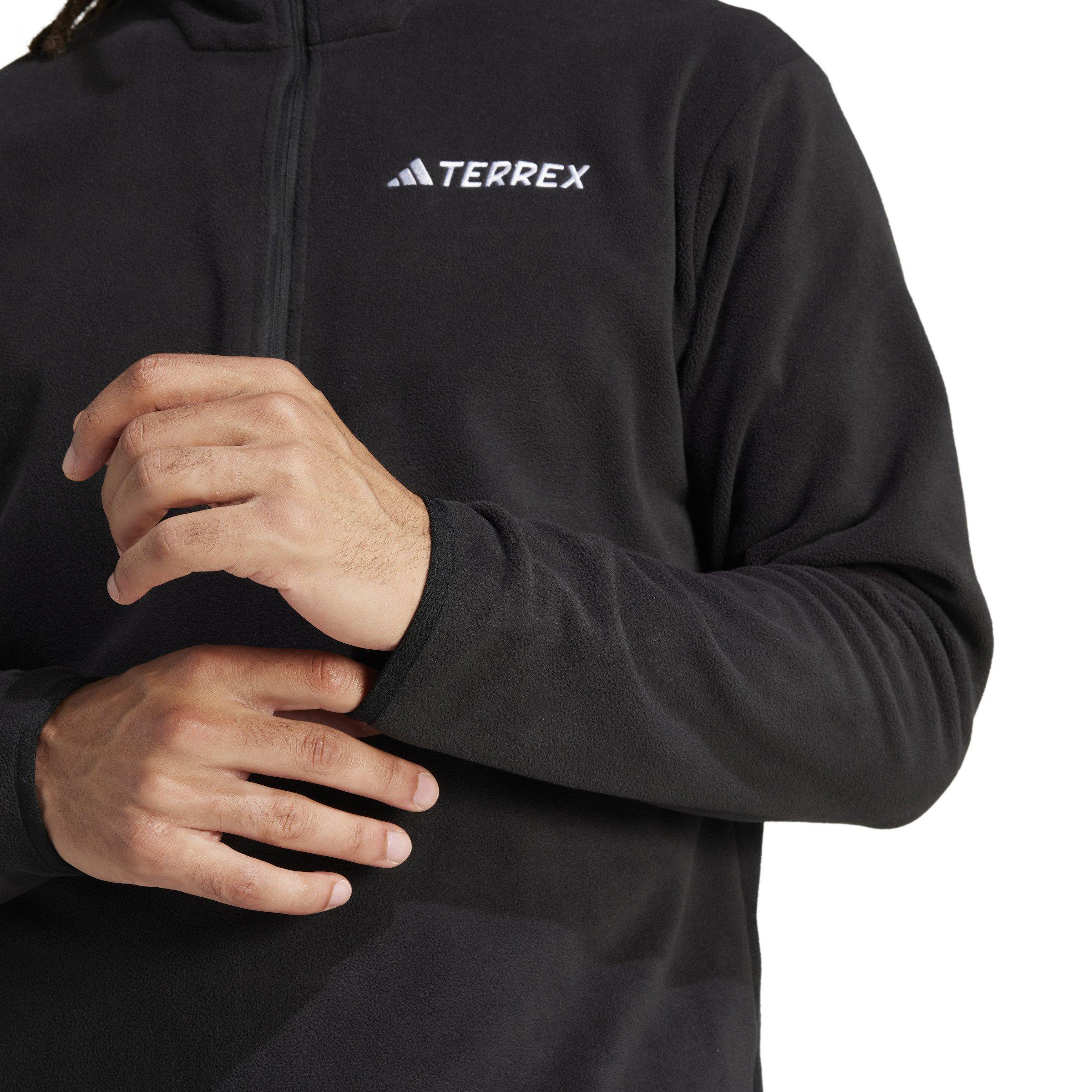 Men's Multi 1/2 Zip Fleece - Black