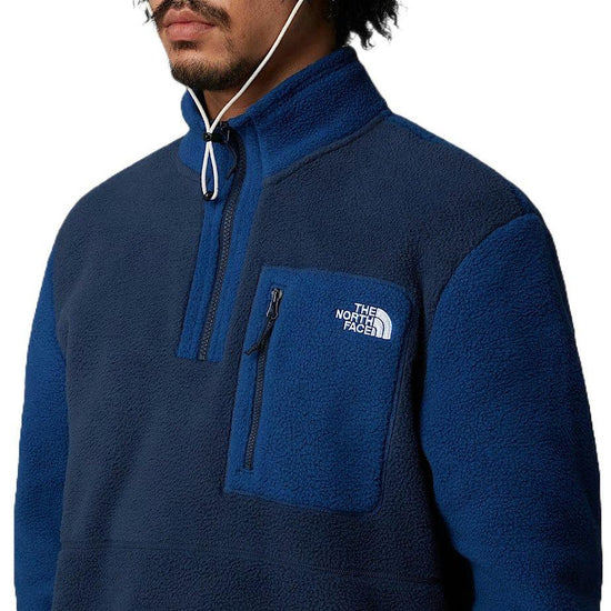 Men's Yumiori 1/4 Zip Fleece Jacket - Navy