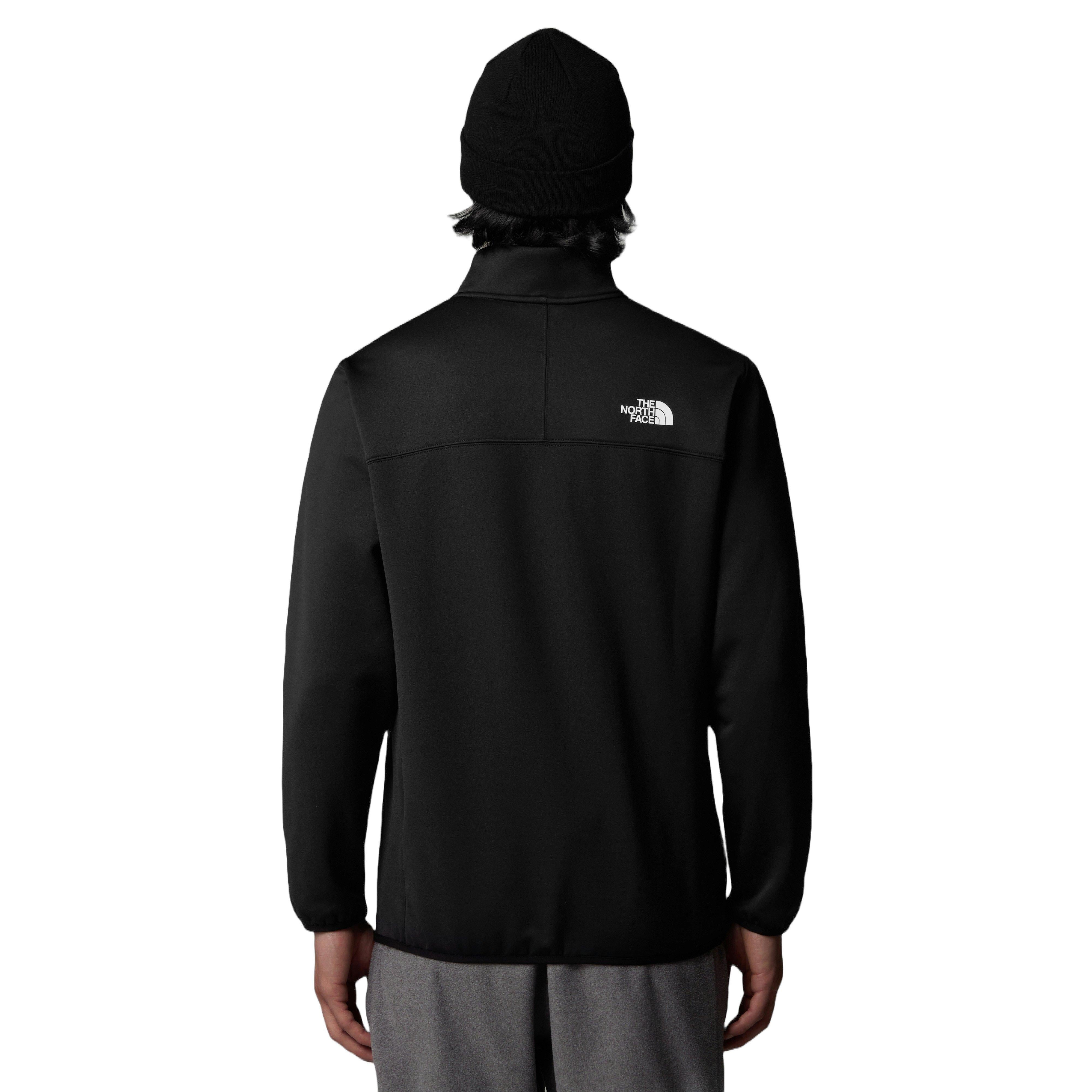 Men's Crest 1/4 Zip Fleece - Black