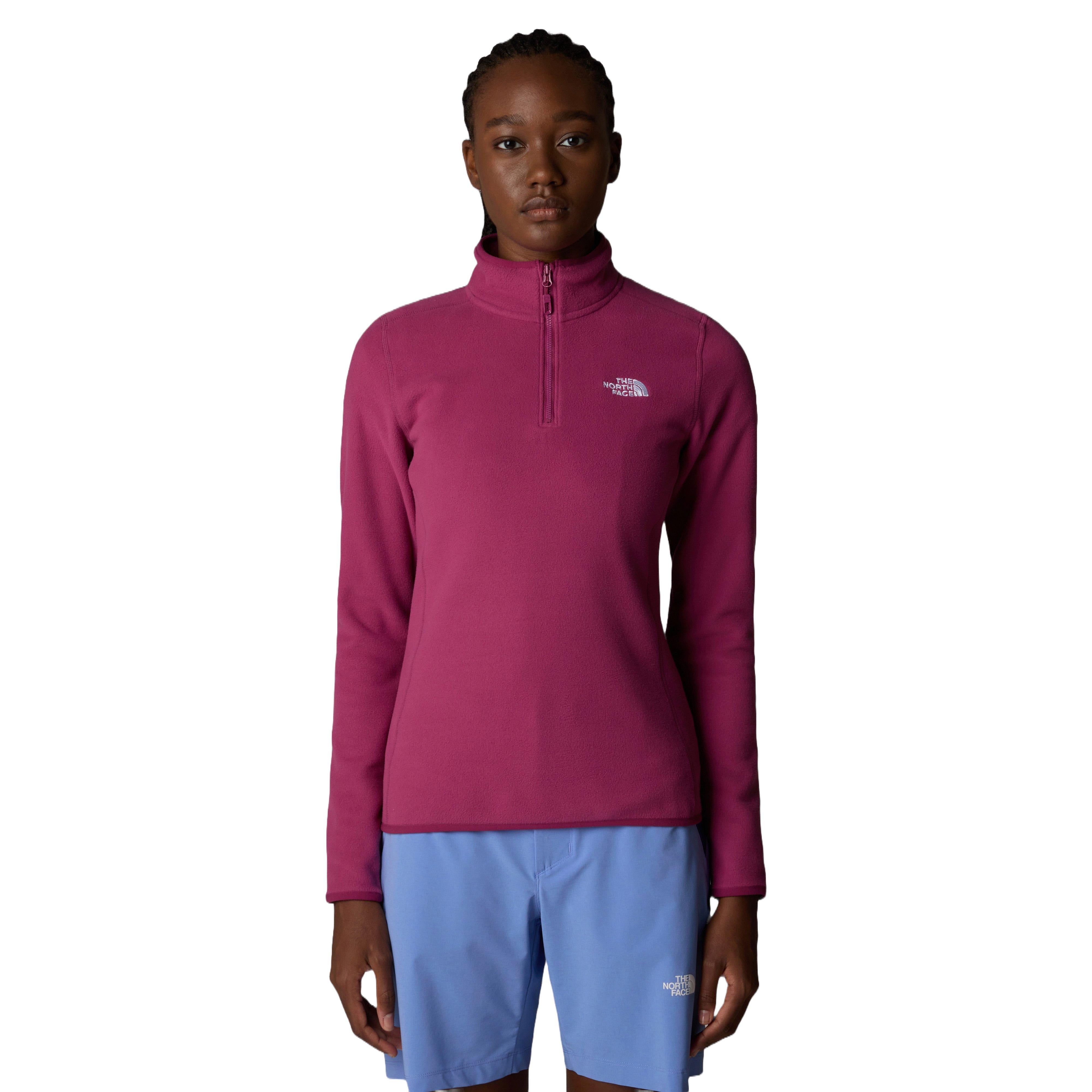 Women's 100 Glacier 1/4 Zip Fleece - Purple