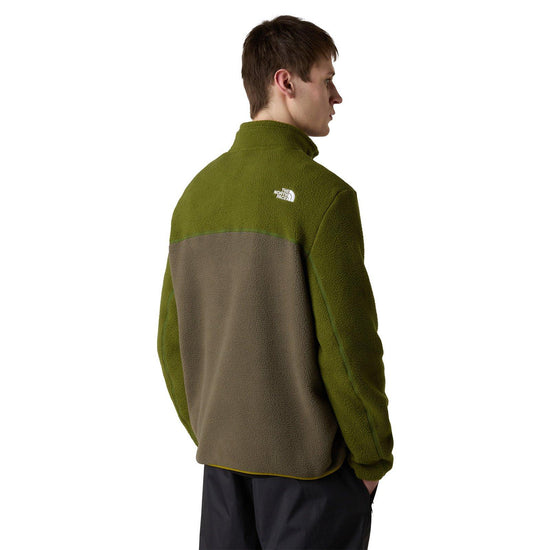 Men's Yumiori 1/4 Zip Fleece Jacket - Green