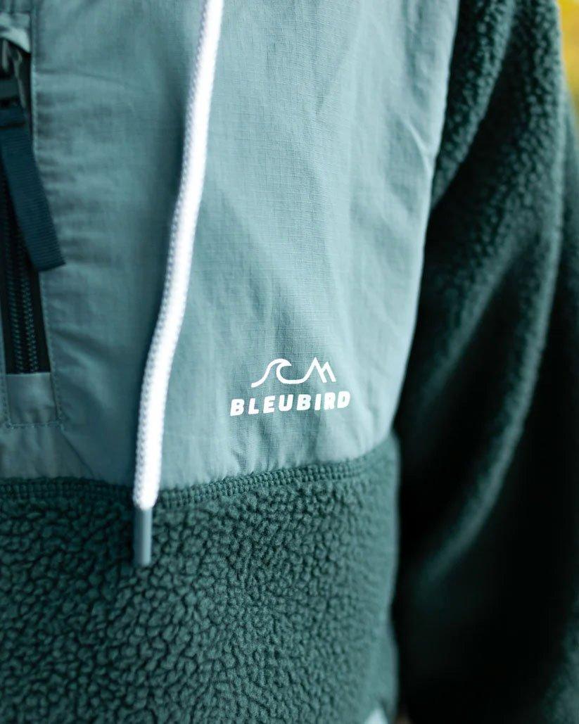 Men's Polar Hybrid 1/4 Zip Fleece - Green