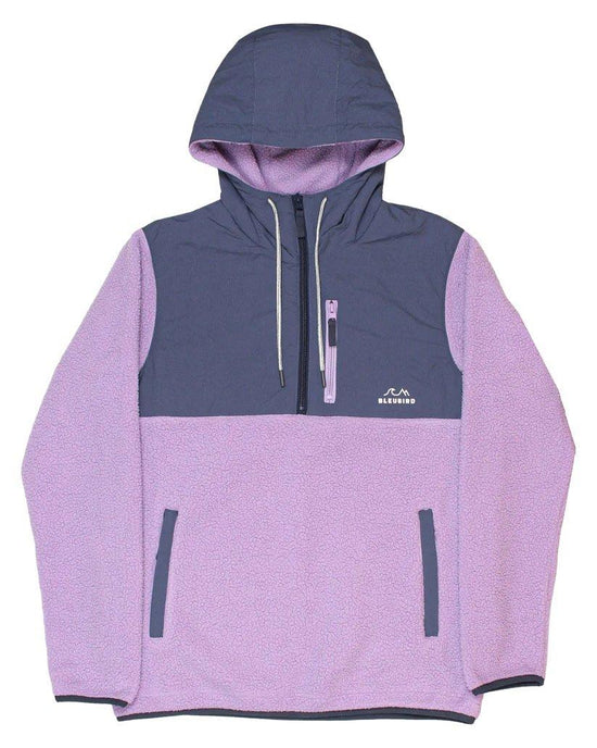 Women's Polar Hybrid 1/4 Zip Fleece - Purple