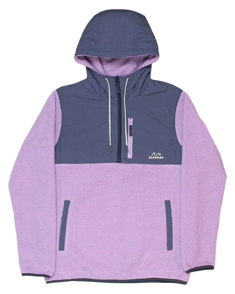 Women's Polar Hybrid 1/4 Zip Fleece - Purple