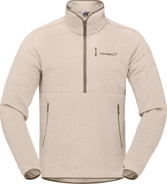 Men's Femund Warm2 Zip Neck Fleece - Cream