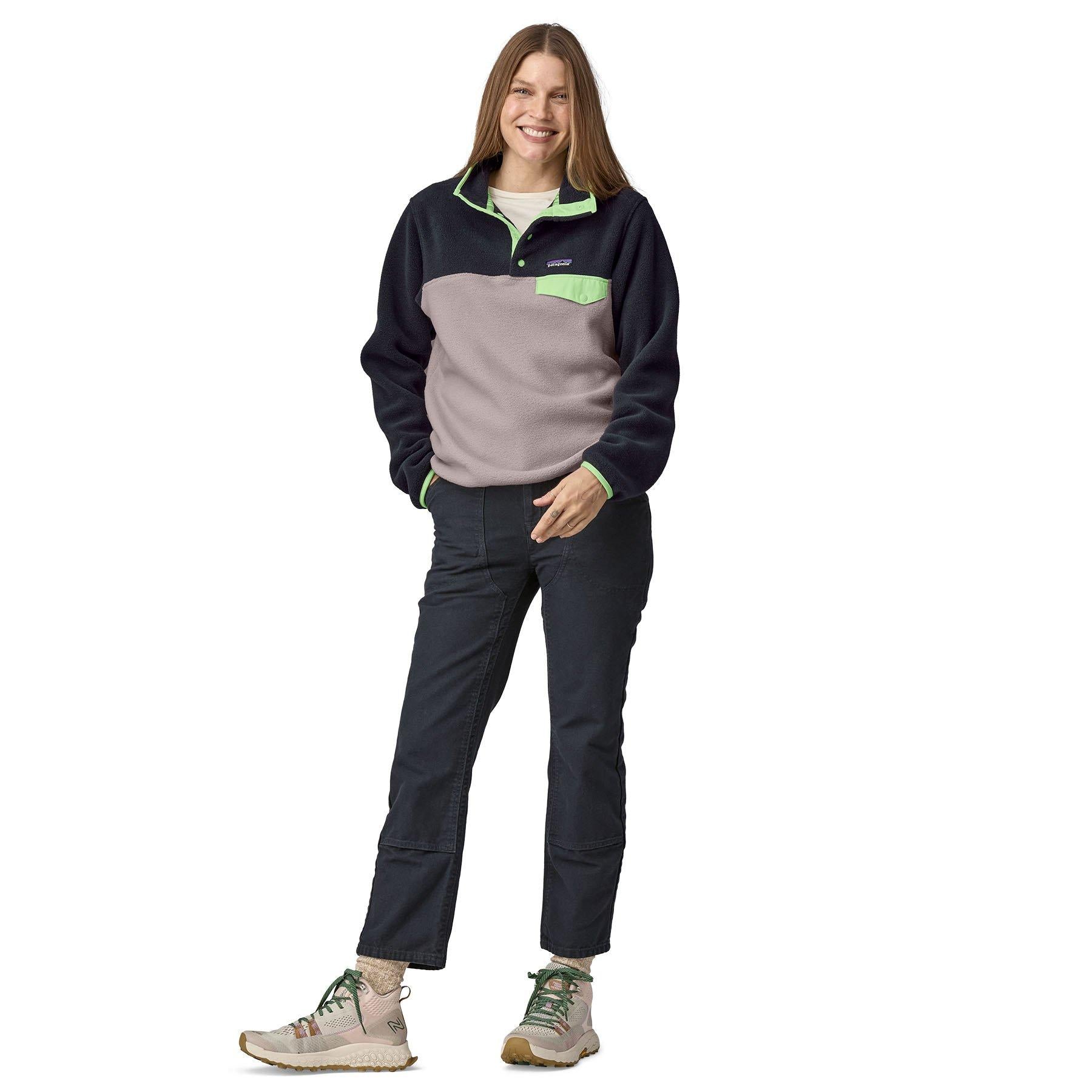 Women's Lightweight Synchilla Snap-T Pullover - Purple / Navy
