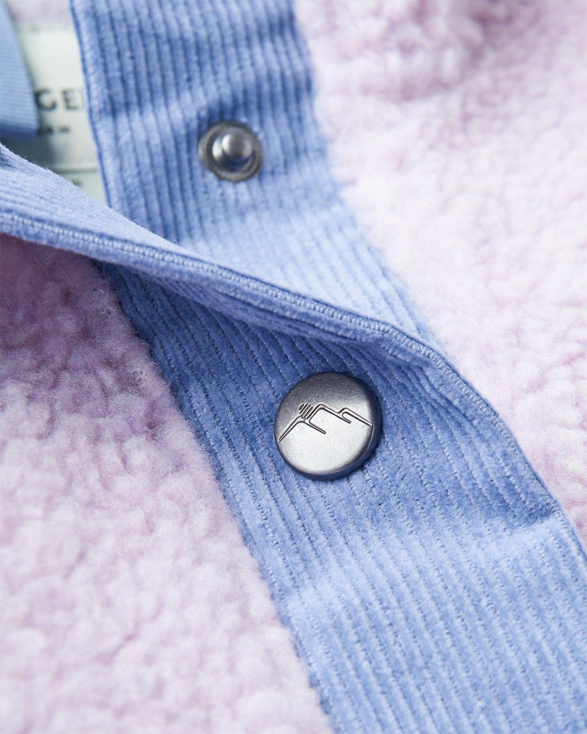 Women's Create 1/2 Snap Sherpa Fleece - Purple / White