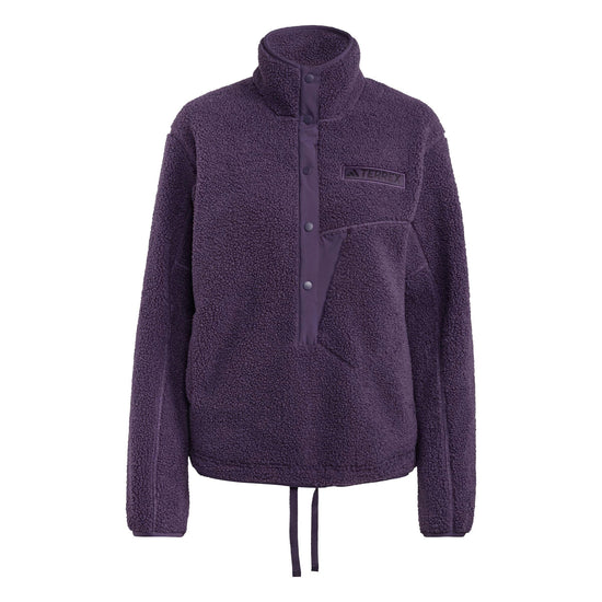 Women's Xploric High Pile Snap Fleece - Purple