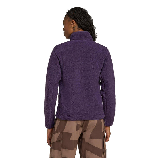 Women's Xploric High Pile Snap Fleece - Purple