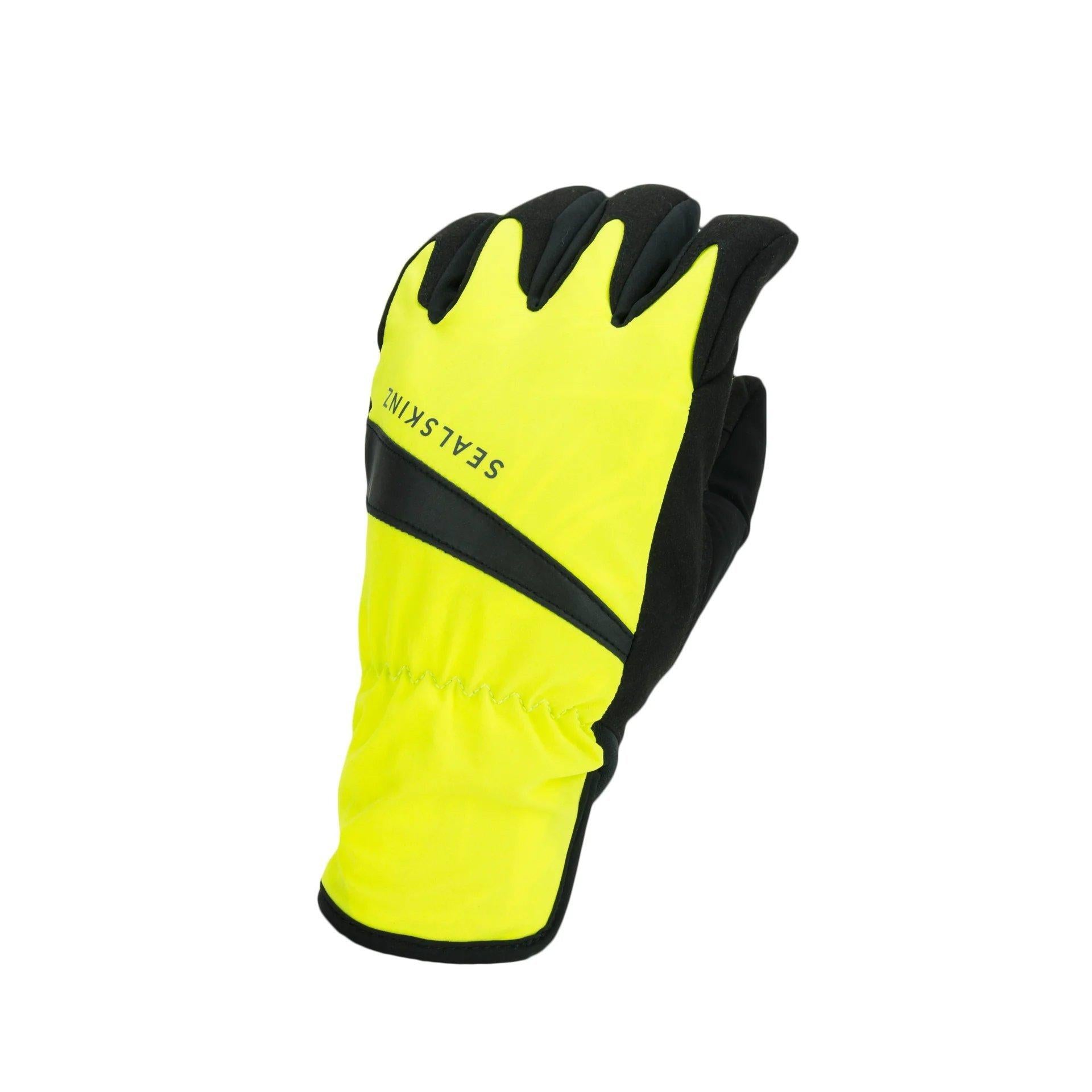 Men's Bodham Waterproof Cycling Gloves - Yellow