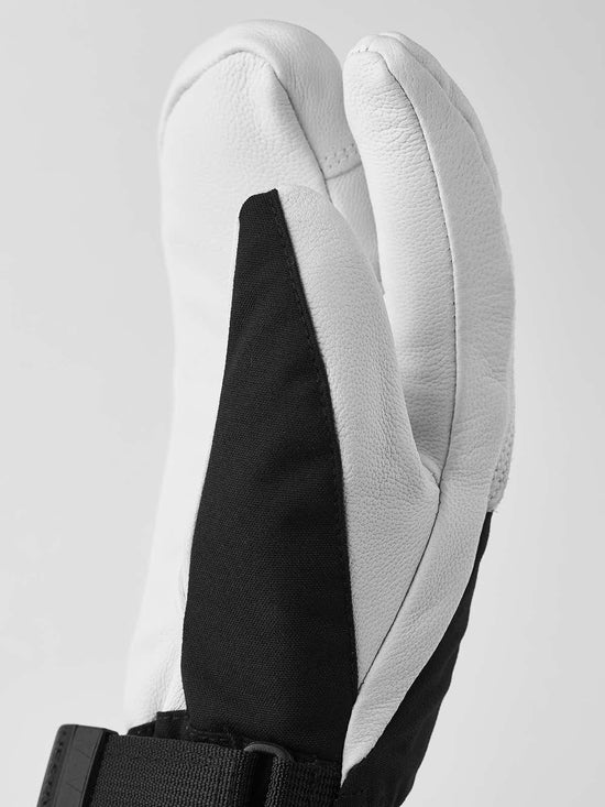 Women's Heli Ski 3 Finger Glove - Black