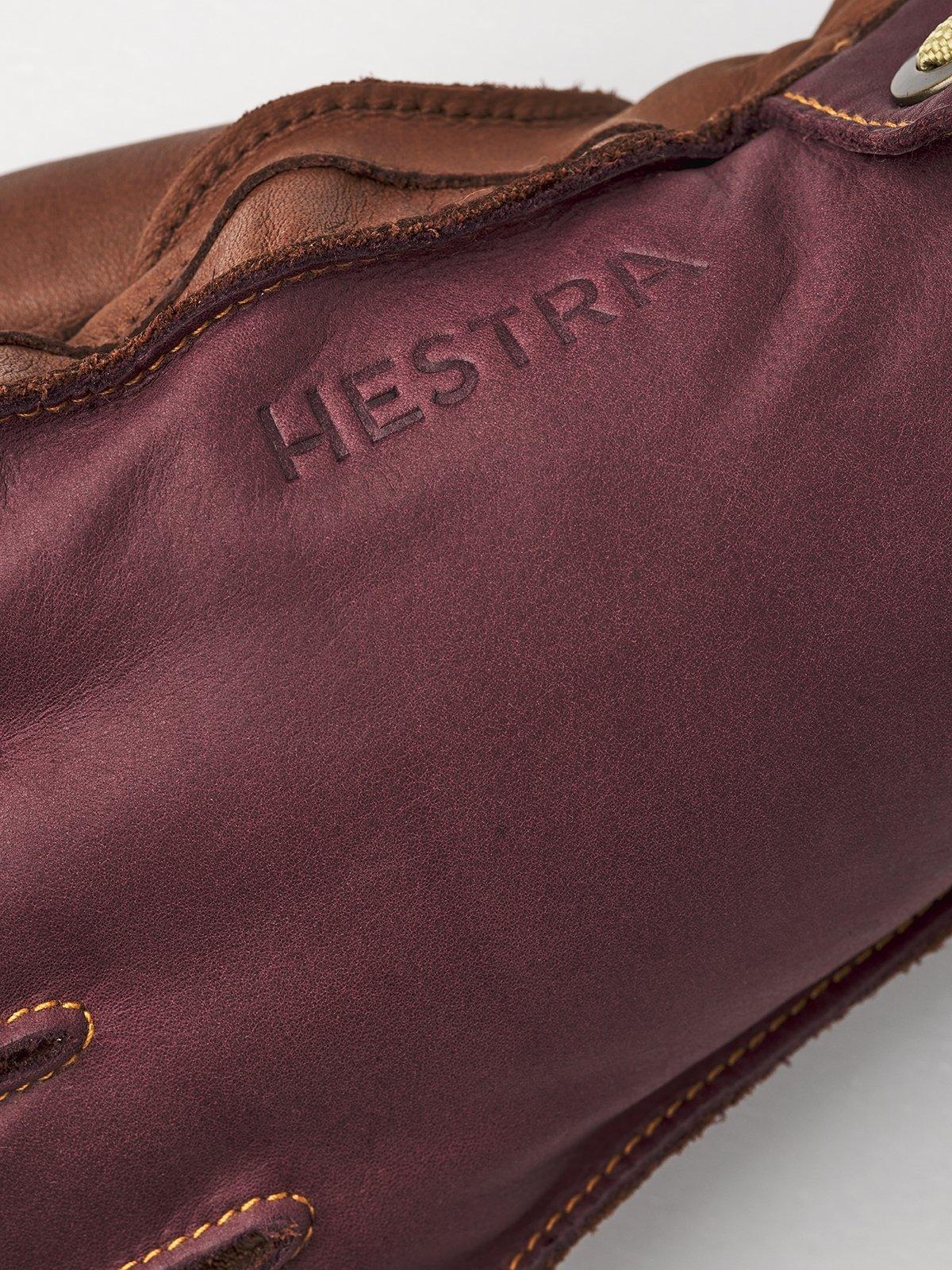 Men's Hestra Wakayama Glove - Bordeaux/Brown