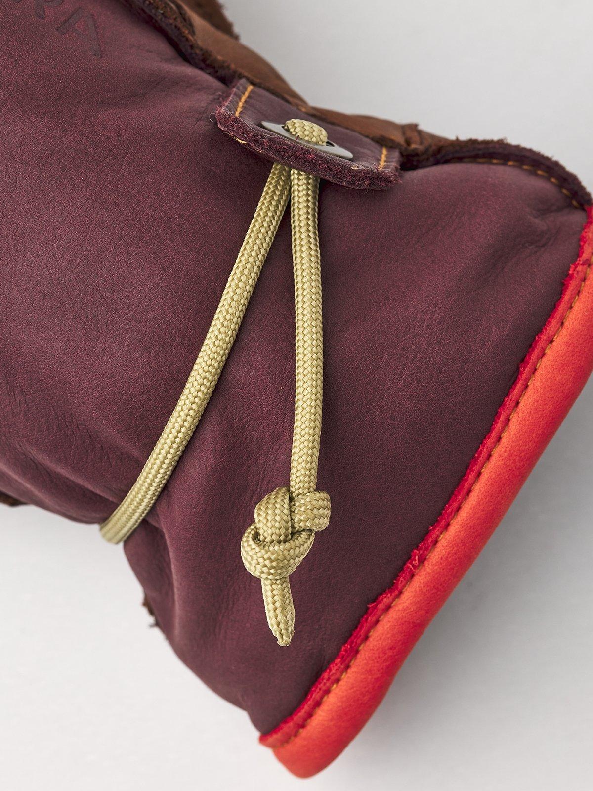 Men's Hestra Wakayama Glove - Bordeaux/Brown