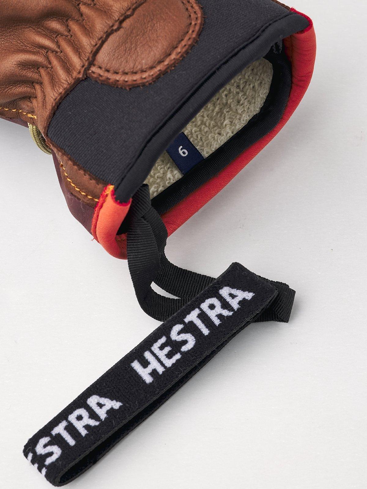Men's Hestra Wakayama Glove - Bordeaux/Brown