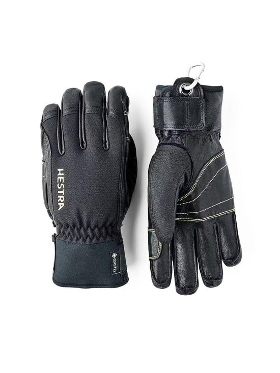 Men's Army Leather GORE-TEX Short Gloves - Black