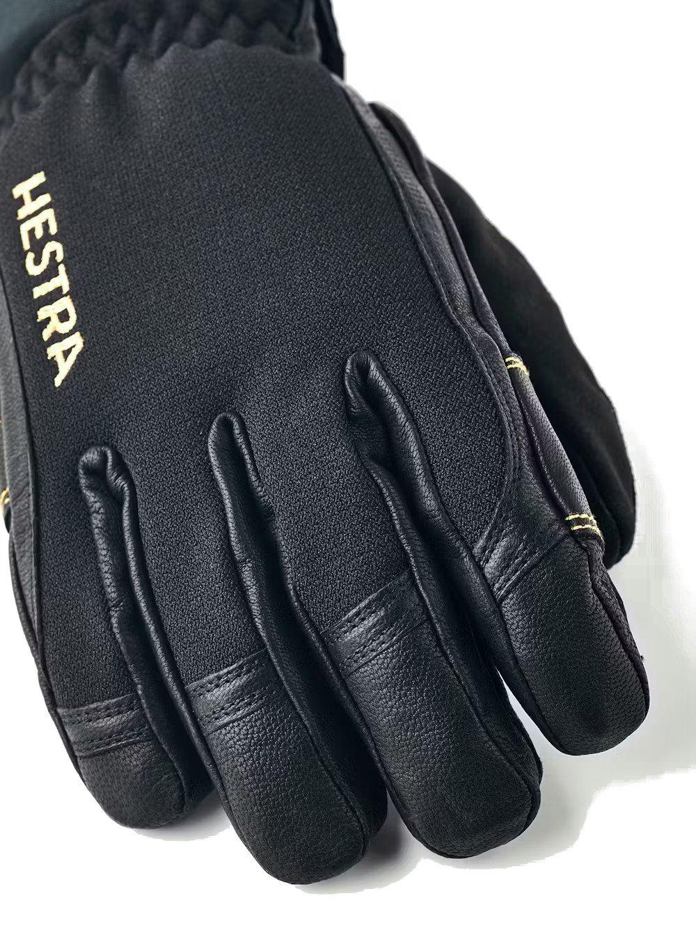 Men's Army Leather GORE-TEX Short Gloves - Black