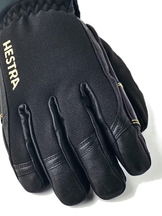 Men's Army Leather GORE-TEX Short Gloves - Black