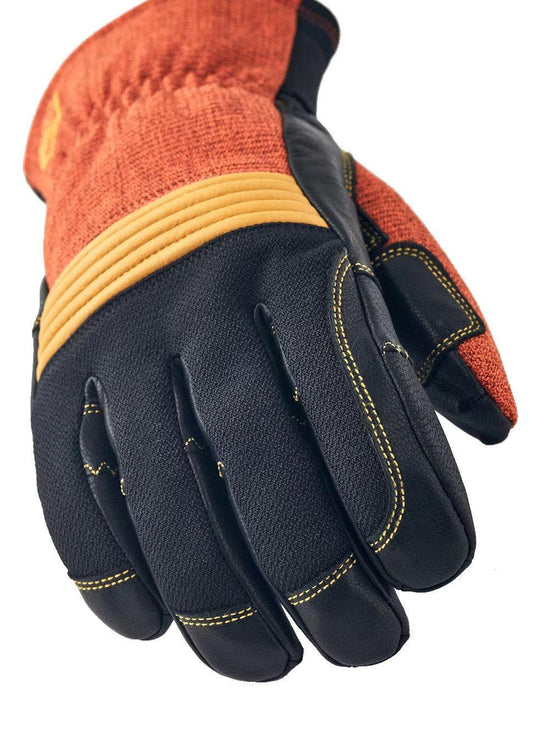 Men's Couloir Ski Gloves - Red / Black