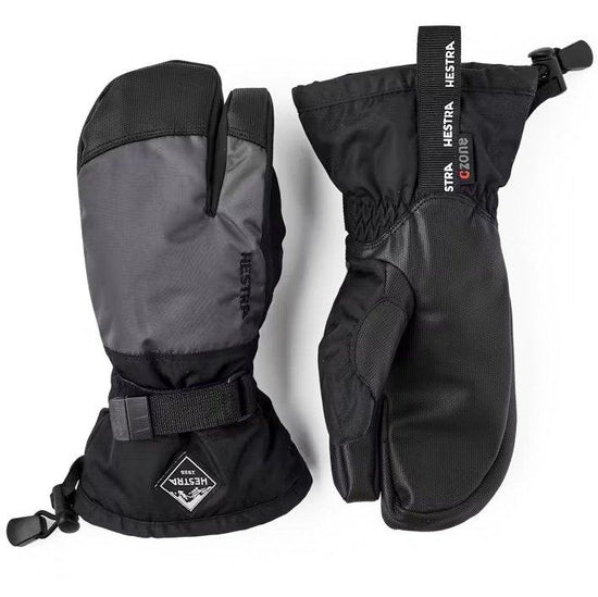 Kids' Gauntlet Czone 3 Finger Gloves - Grey