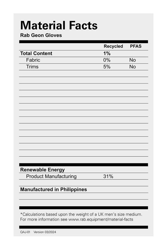 Men's Geon Gloves - Grey