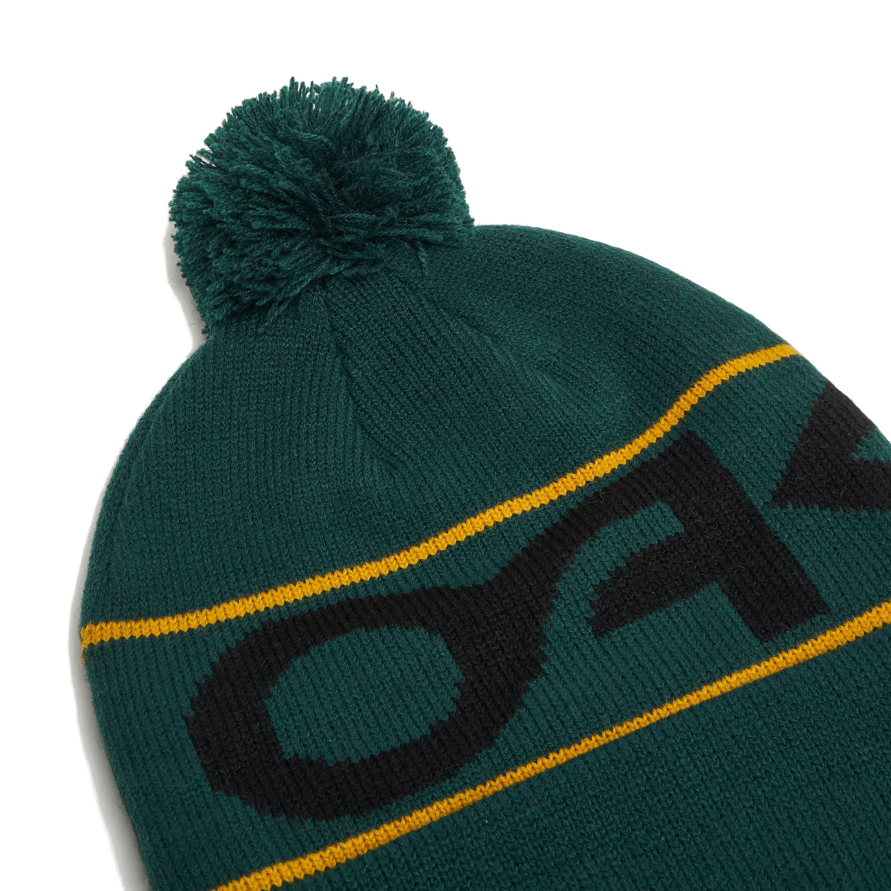 Factory Cuff Beanie - Hunter Green/Yellow