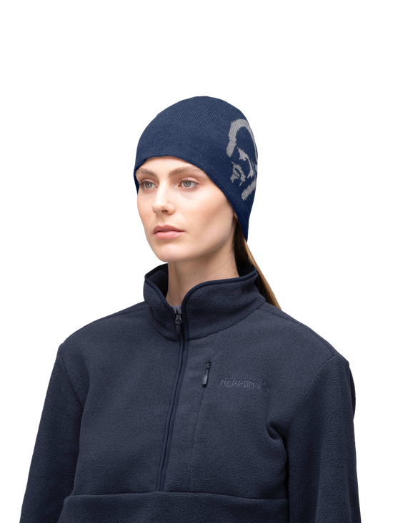 Unisex /29 Mid Cotton Logo Beanie - Navy