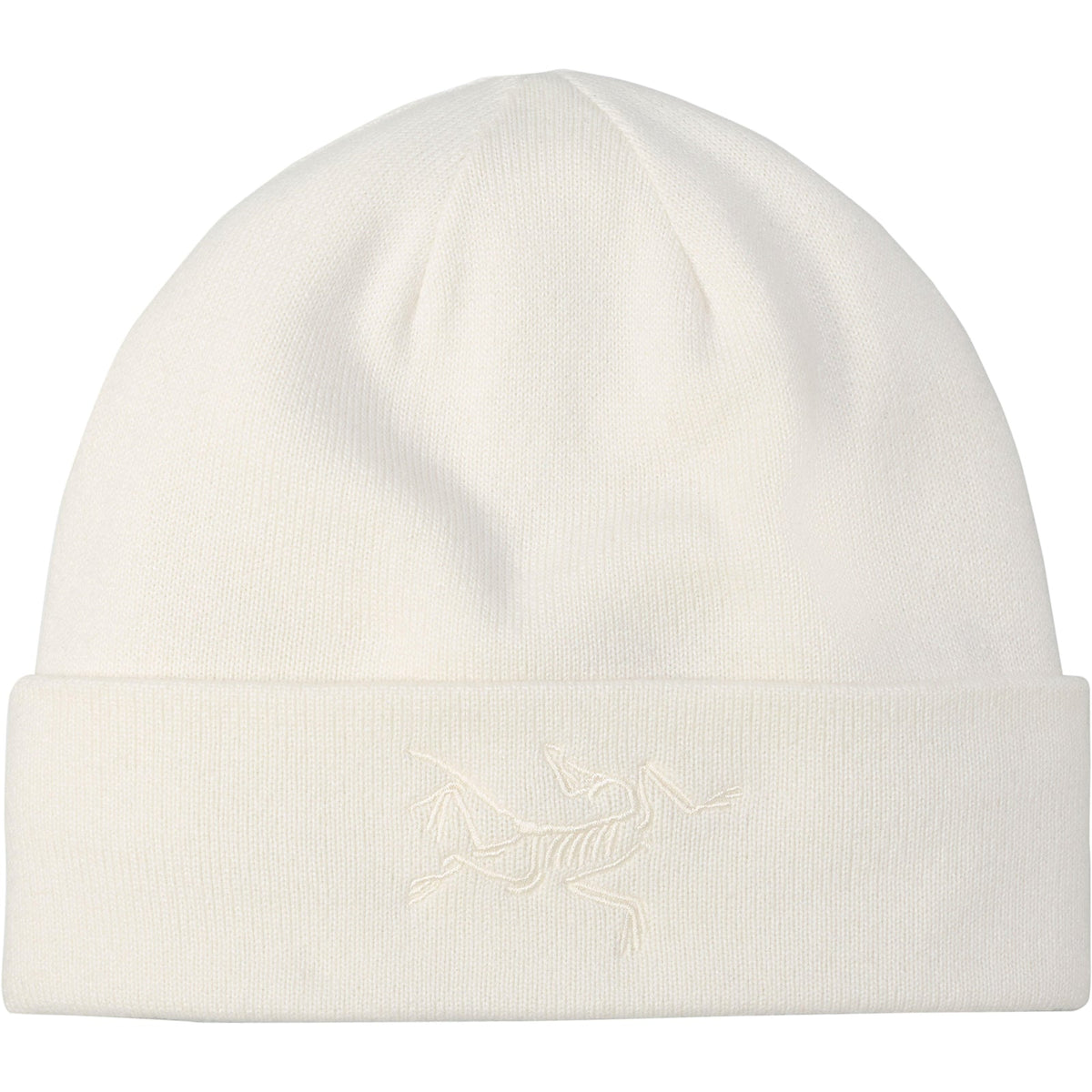 Unisex Embroidered Bird Toque - Arctic Silk