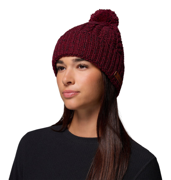 Women's Cosy Ridge Beanie - Purple