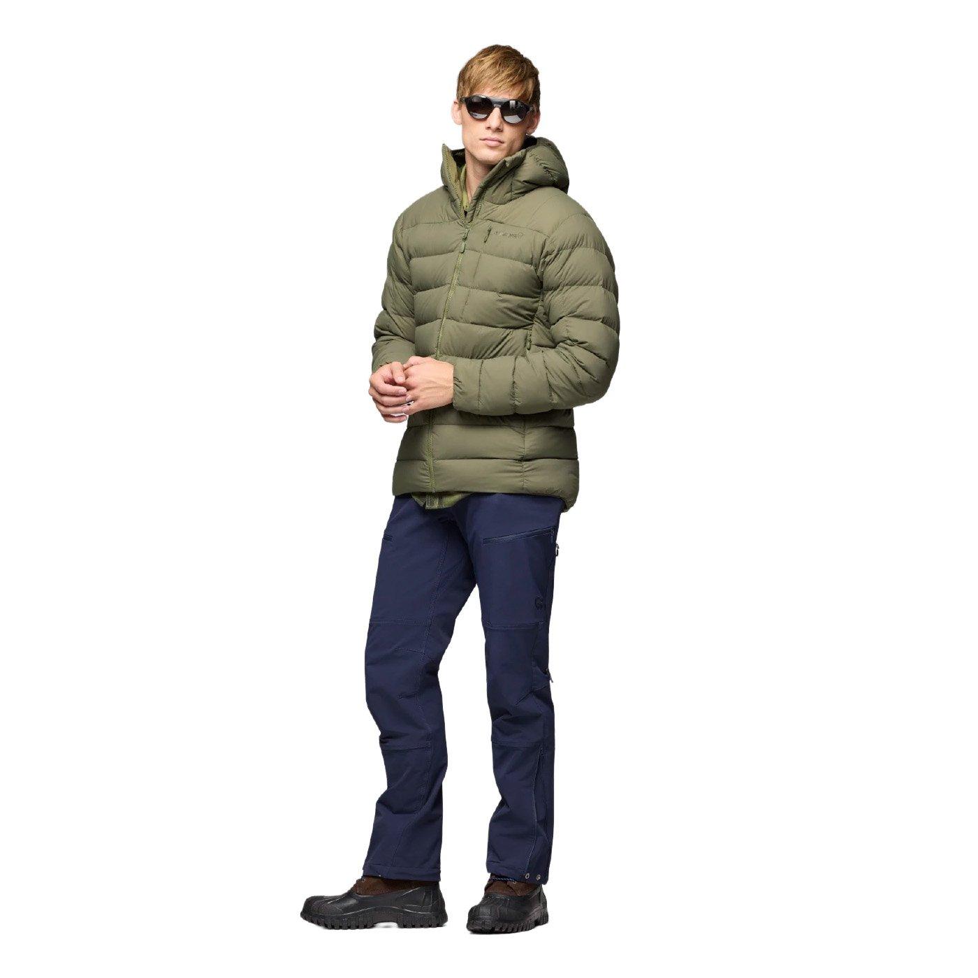 Men's Femund Down700 Zip Hooded Jacket - Green