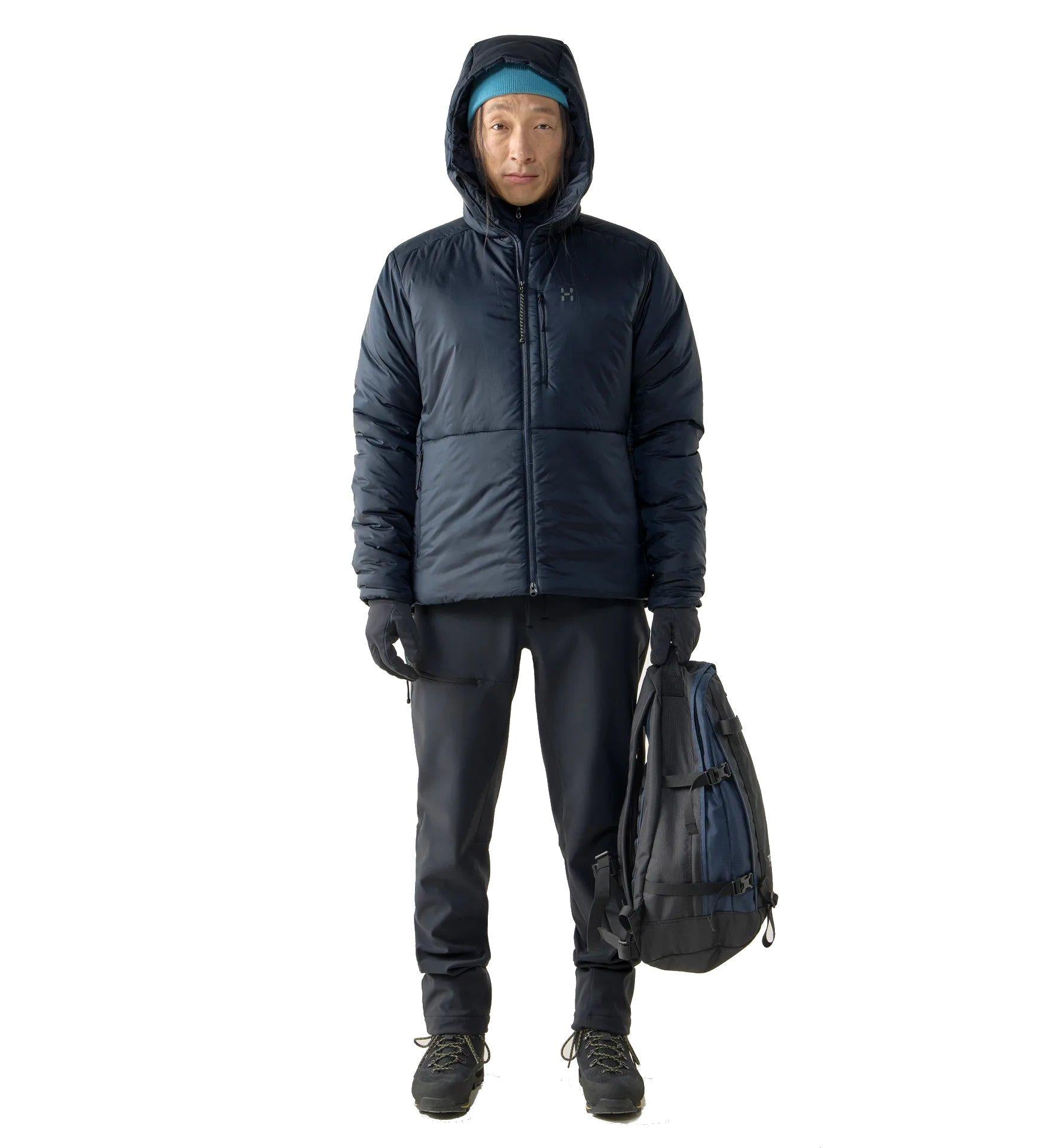Men's Breeze Mimic Hooded Jacket - Navy