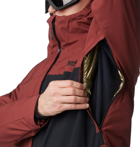 Men's Winter District III Ski Jacket - Red