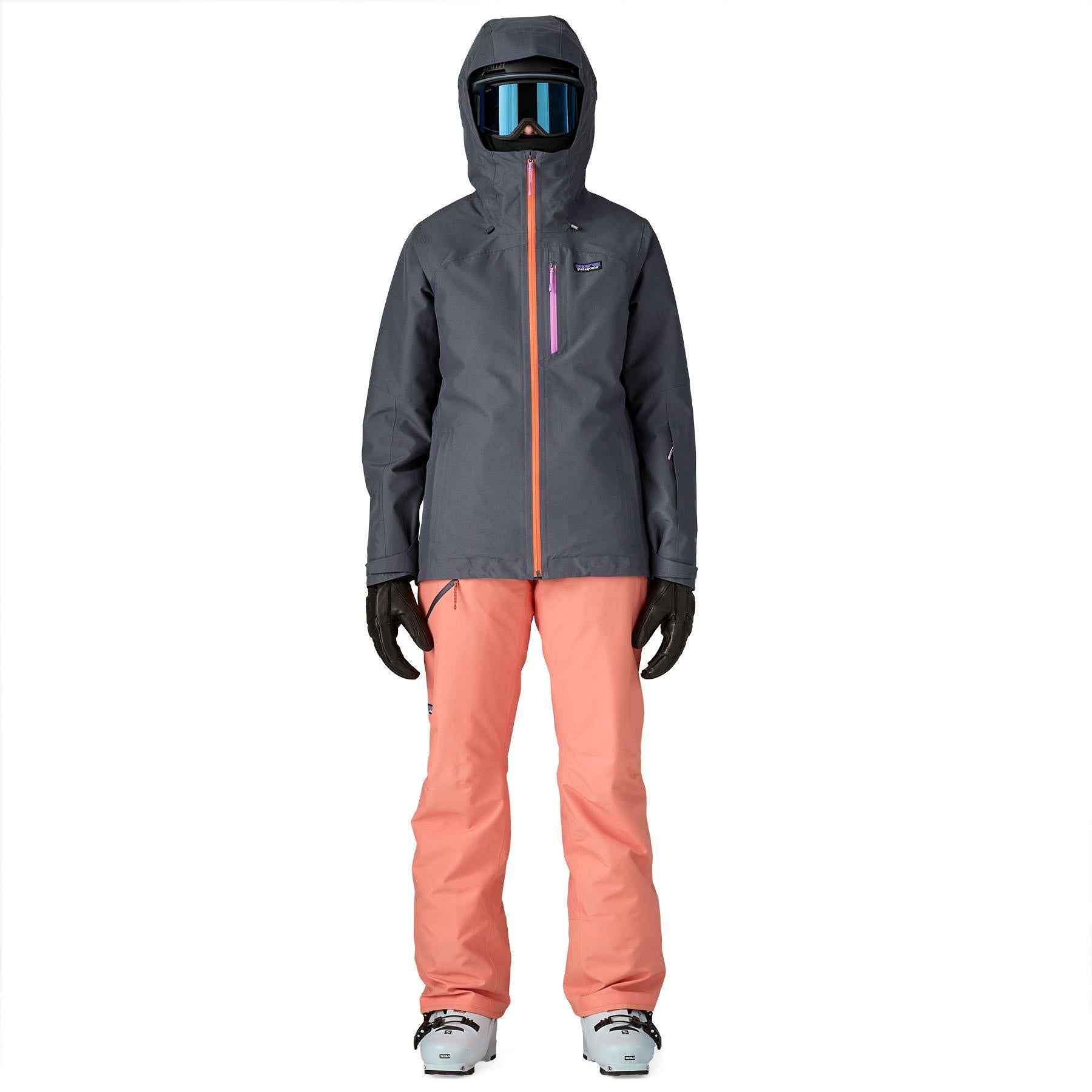 Women's Insulated Powder Town Ski Jacket - Grey