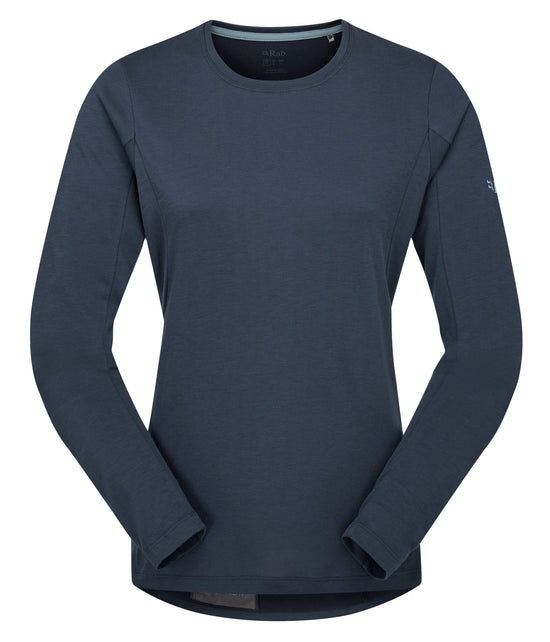 Women's Crimp Long-Sleeve Tee - Navy