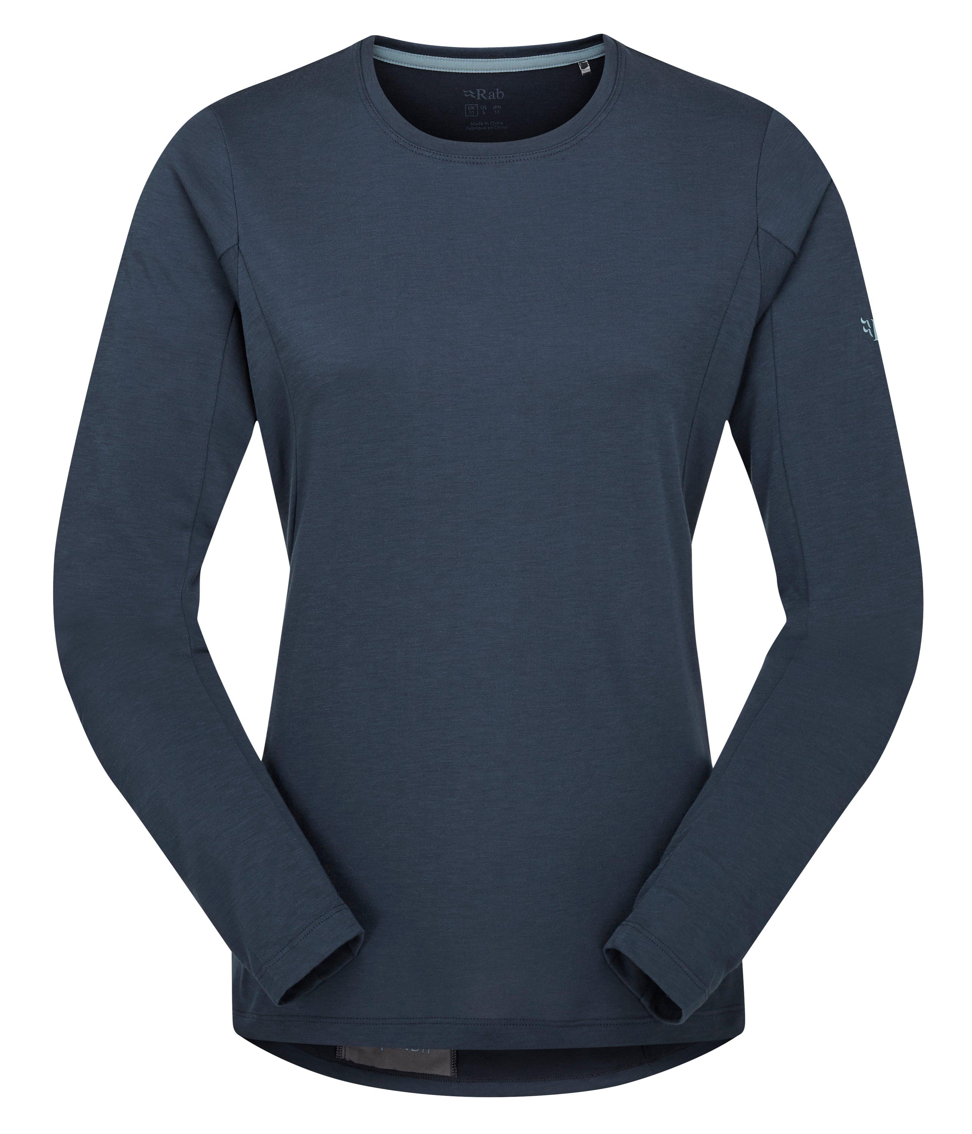 Women's Crimp Long-Sleeve Tee - Navy