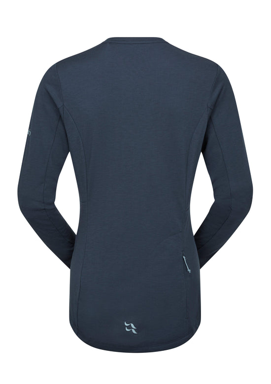 Women's Crimp Long-Sleeve Tee - Navy