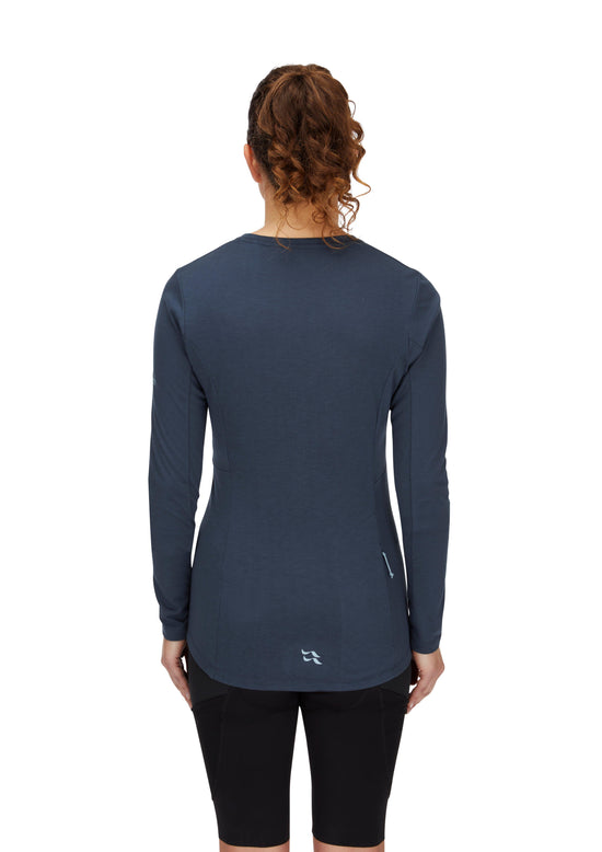 Women's Crimp Long-Sleeve Tee - Navy