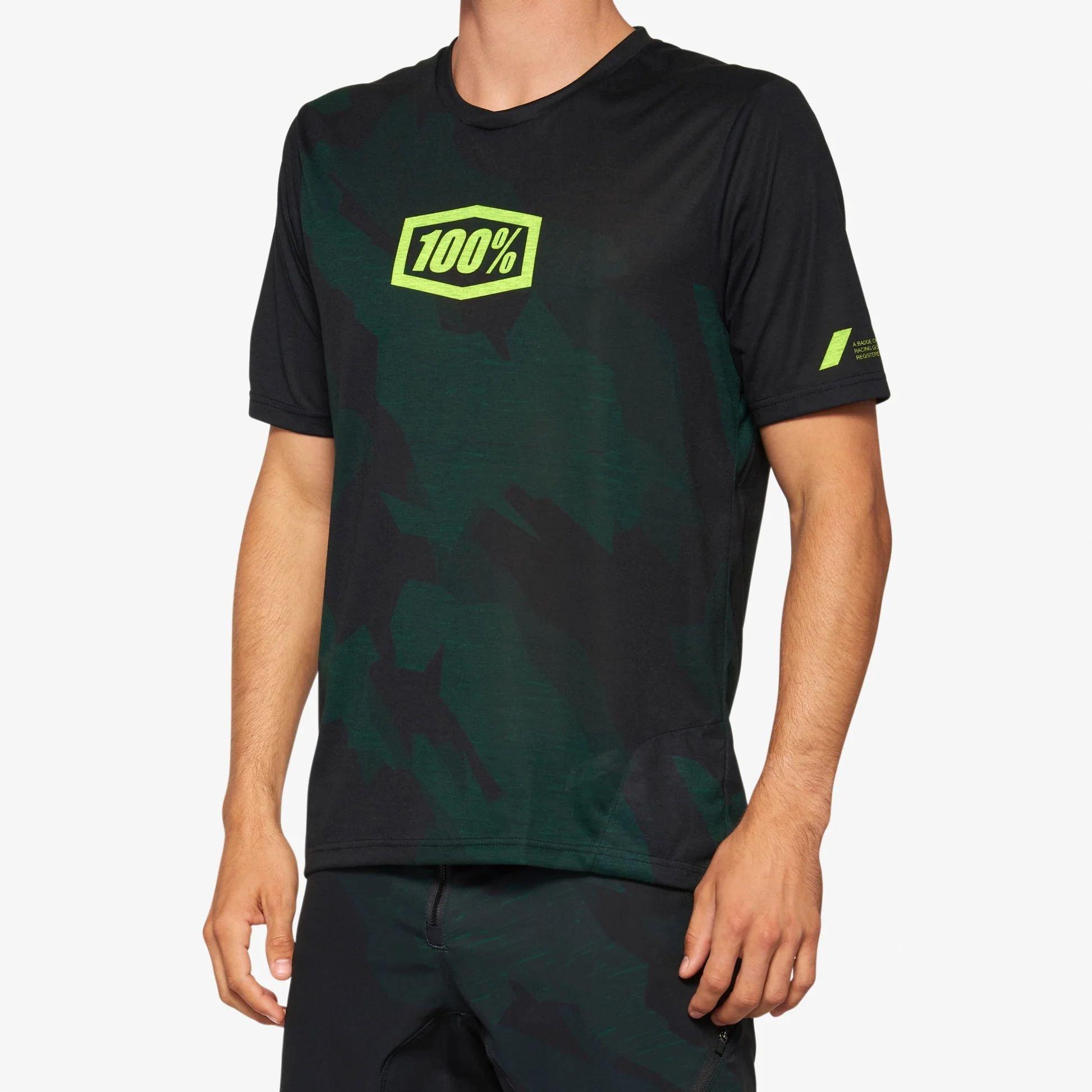 Men's Airmatic LE Short Sleeve Jersey - Black / Camo