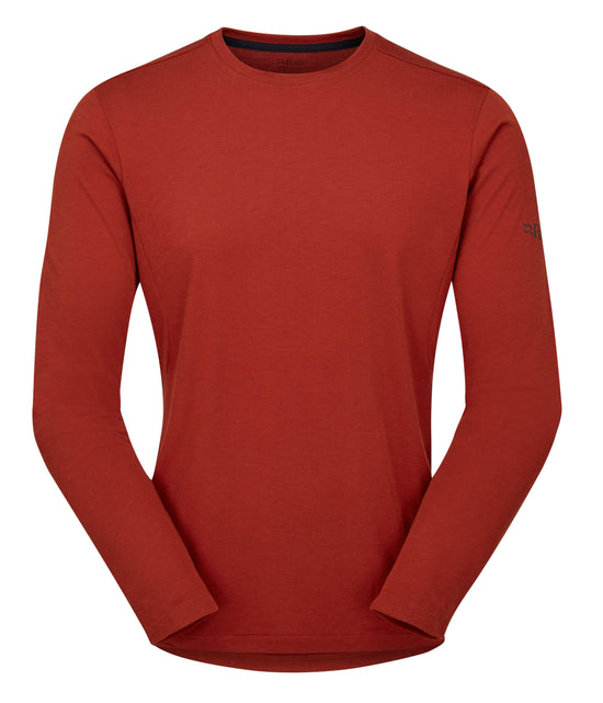 Men's Crimp Long-Sleeve T-Shirt - Red