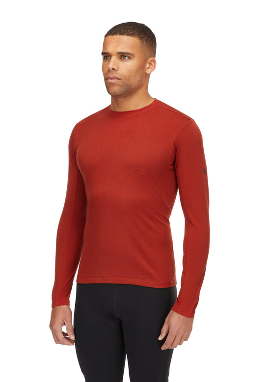 Men's Crimp Long-Sleeve T-Shirt - Red