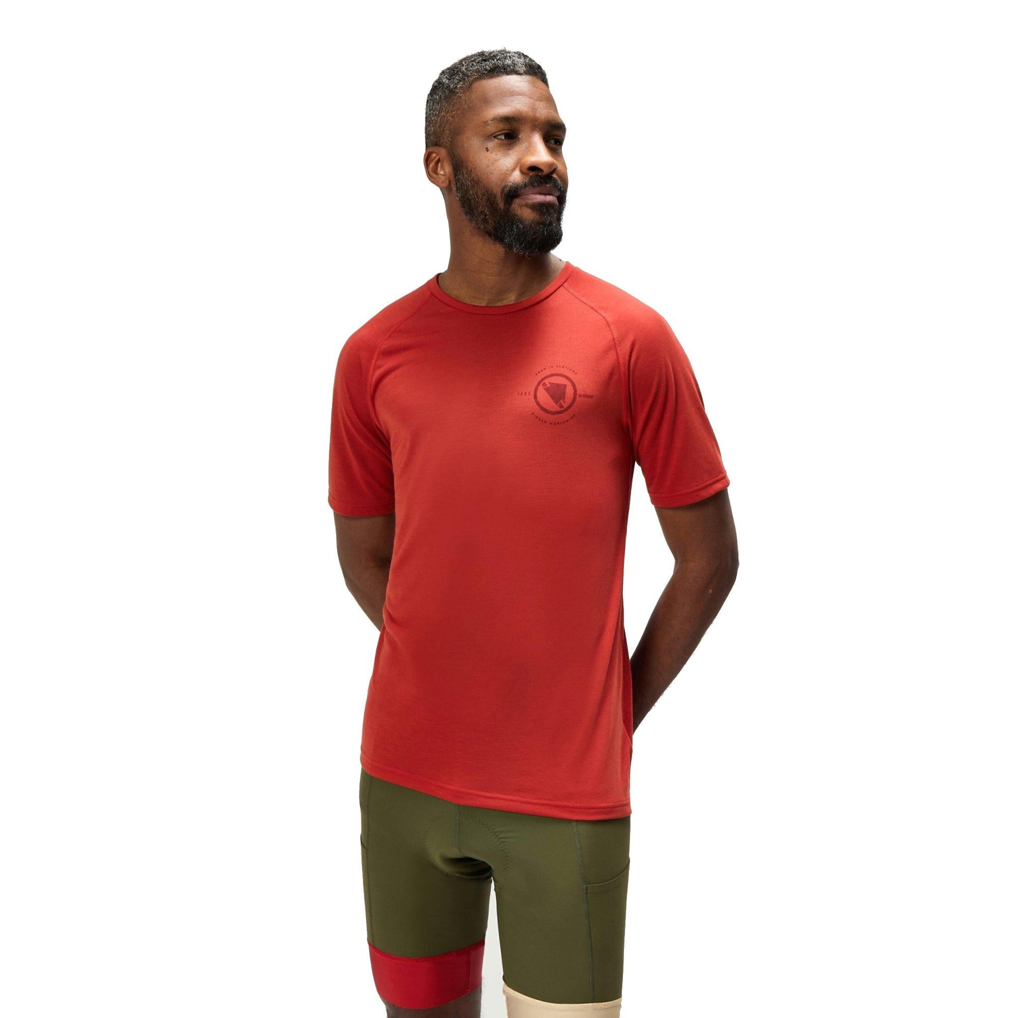 Men's Loop Short-Sleeve Tech T-Shirt - Red