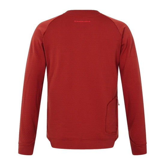 Men's SingleTrack Fleece Mid Layer - Red