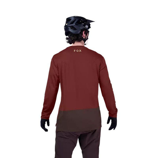 Men's Ranger Fox Head Long-Sleeve Jersey - Red