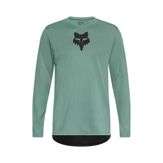 Men's Ranger Fox Head Long-Sleeve Jersey - Green