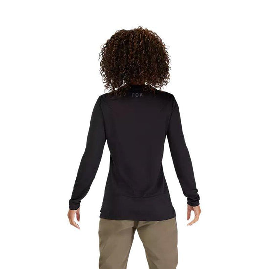 Women's Ranger Fox Head Long-Sleeve Jersey - Black