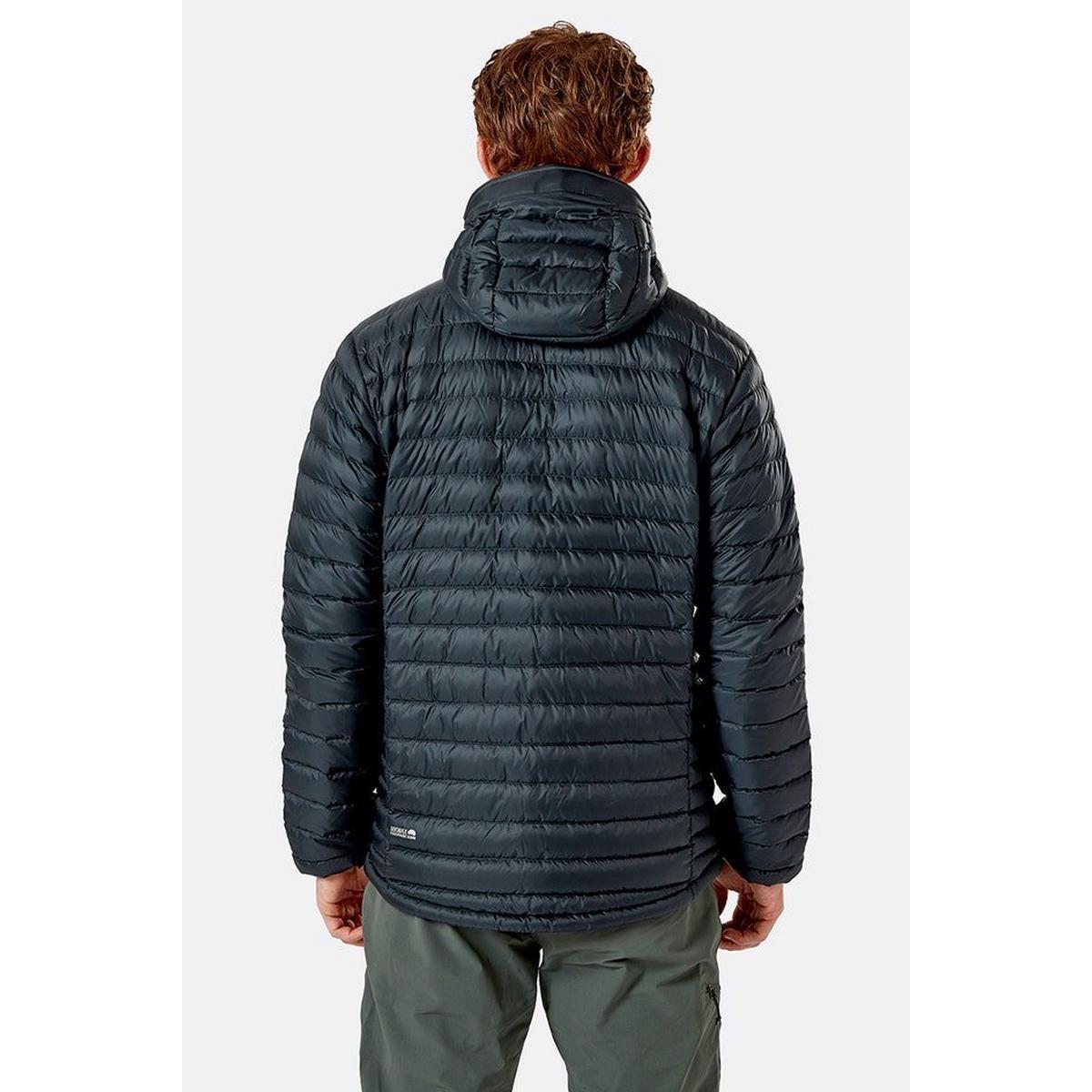 Men's Microlight Alpine Down Jacket - Beluga / Dark Navy