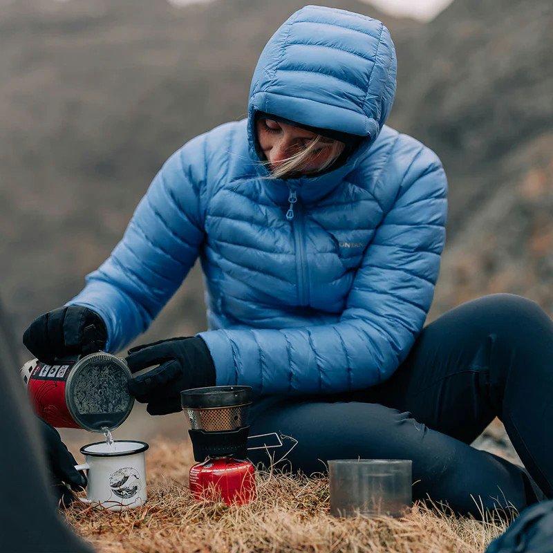 Women's Anti-Freeze Hooded Jacket - Blue