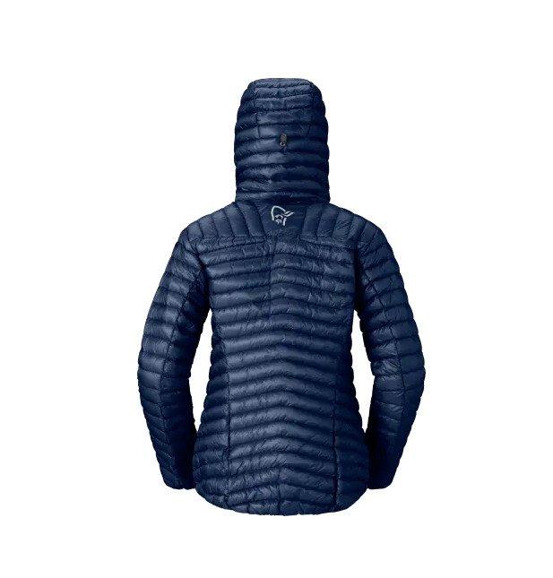 Women's Trollveggen Down800 Super Light Hood - Blue
